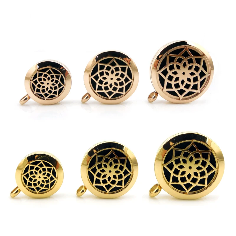 C006 Essential Oil Diffuser Locket Pendant Necklace