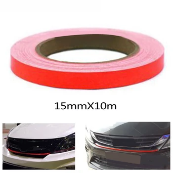

new and high quality Red Lining Reflective Vinyl Wrap Film Car Sticker Decal 12mm x 10meter