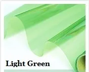 Light Green Многоцветная декоративная пленка для стекла с защитой от ультрафиолета, прозрачная пленка для дома, офиса, магазина Kindgarten, ручная работа, 30 см x 100 см - Цвет: Light Green