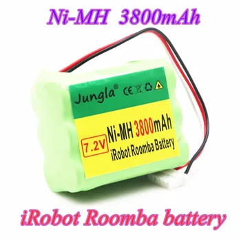 

Original 7.2V 3800mAh Battery for iRobot Roomba Braava 380 380T Mint 5800c Ni-MH 3800mAh 3.8Ah 7.2v Rechargeable battery