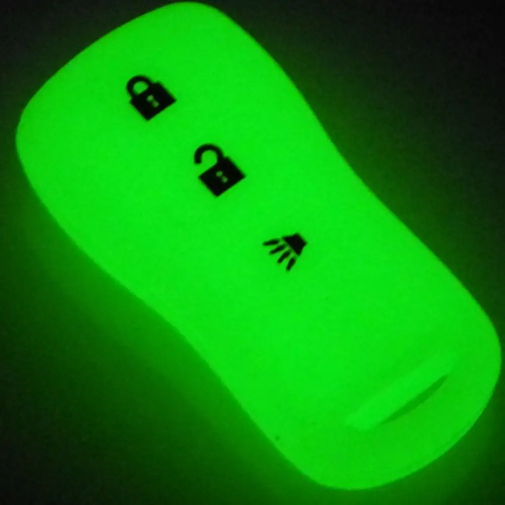 Fluoreswhite 10X силиконовый чехол для ключей fob чехол Набор для кожи кепки для Nissan Armada Frontier Murano Pathfinder Titan для марок Quest, Xterra дистанционный ключ - Название цвета: Fluoreswhite
