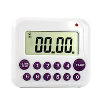 Digitale Electrical Time Timer LCD School Sports Kitchen Cooking 12 Key Count Down Up Stopcontact Magnetic Coffee Alarm Clock 1