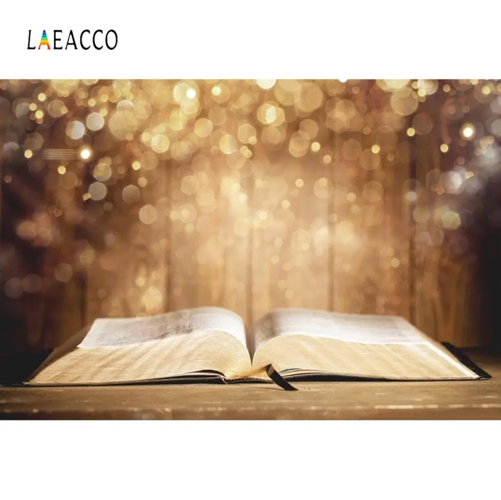 Фон для фотографирования детей Laeacco сказочный горошесветильник волшебные книги