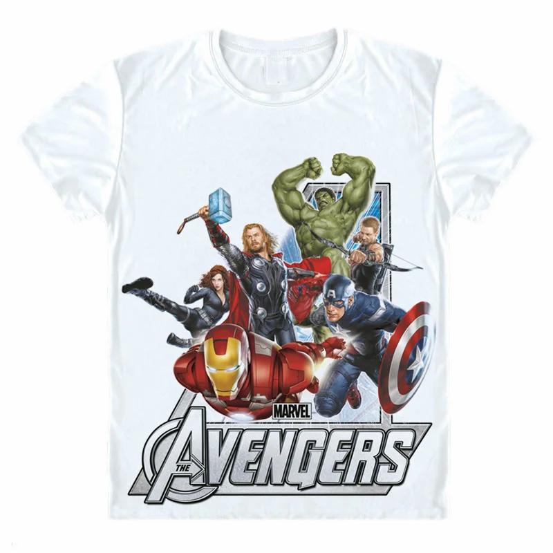 Avengers Endgame heroes Iron Man t-shirt Captain Short Sleeve Men Women Marvel