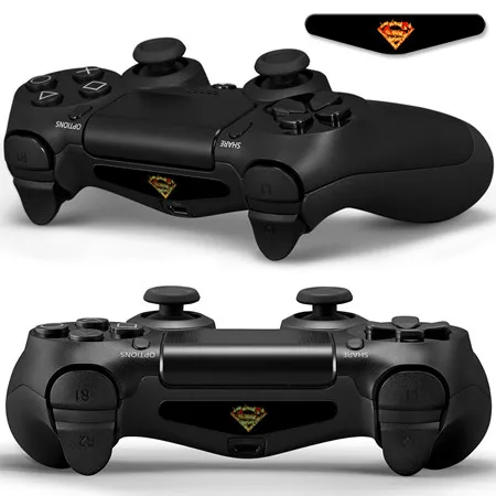 1 пара модный светодиодный свет наклейки для кафе для Playstation 4 Dualshock светодиодный световая наклейка PS4 контроллер геймпад красочная крышка кожи