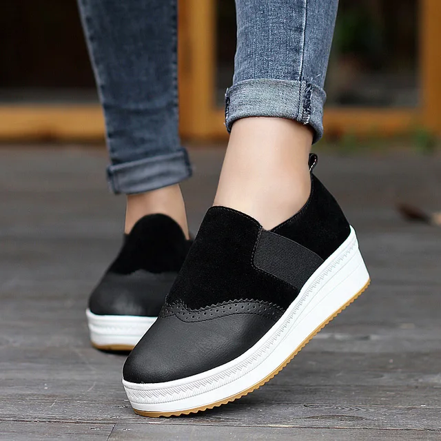 flatform slip on shoes