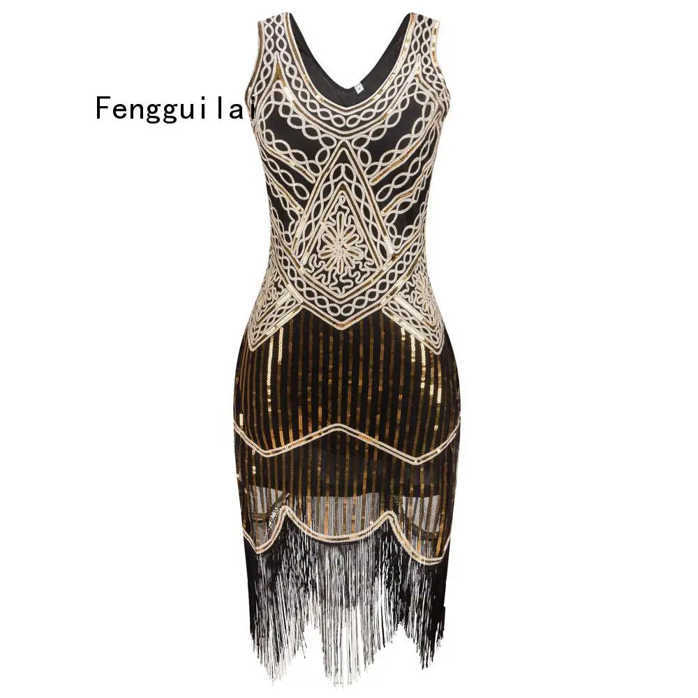 sequin fringe midi dress