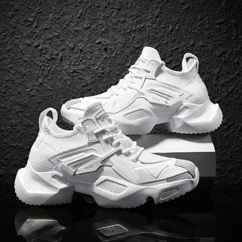 

Unisex Spring Summer 2020 Men's Tanks Sneakers Shoes Elevator Casual Women ins Cushion Sports Breathable Increased shoes