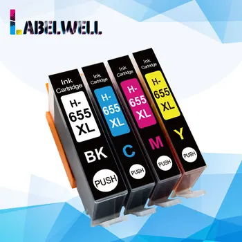

Labelwell 655XL Ink Cartridge with Chip Compatible for HP 655 HP655 for Deskjet 3525 5525 4615 4625 4525 6520 6525 6625 Printer