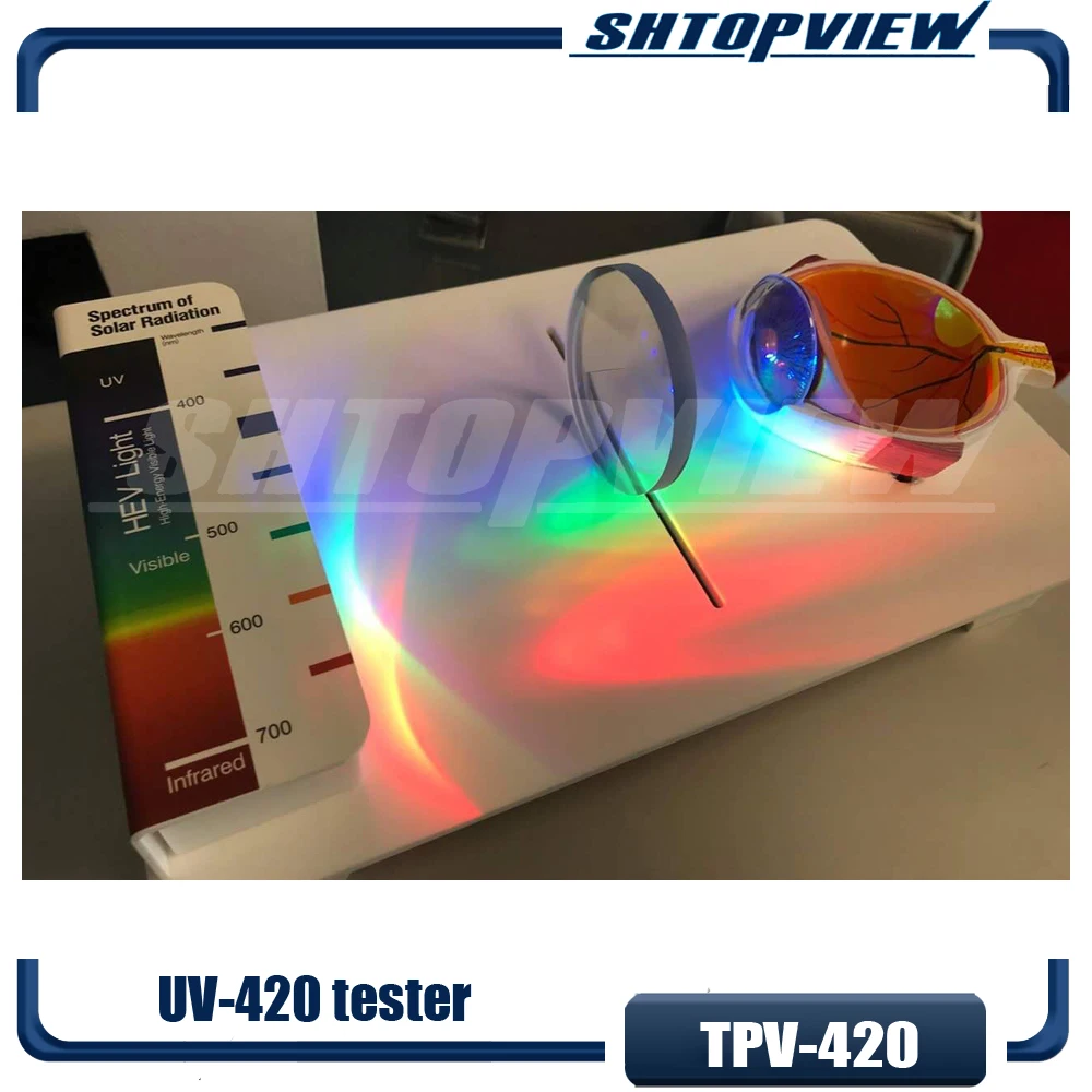 UV420 синие линзы тестер анти-синие линзы тестер демонстрационный инструмент