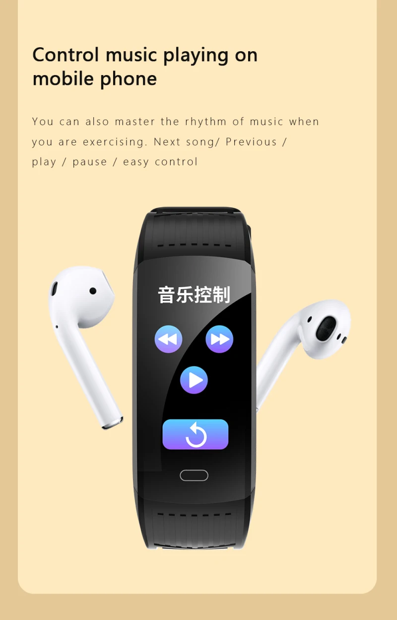 2022 Smart Watch Sport Band Fitness Bracelet Original Dutch Language Japanese Support Korean Hebrew Alarm Clock for Man Woman