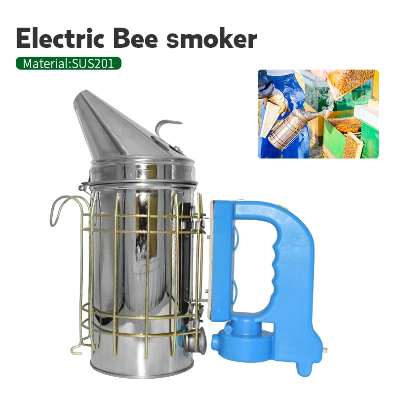 

Beekeeping Bee Smoker Stainless Steel Smoker Transmitter Kit Bee Smoke Sprayer Beehive Equipment