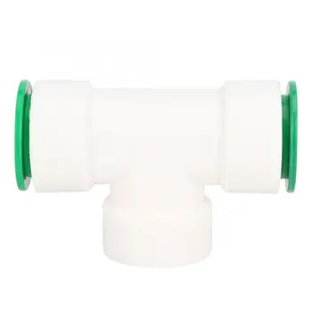 

PPR Plastic Dual 32mm to 1in Female Thread Tee Connector Water Pipe Connection Fitting for PPR PE PVC Water Pipe Connecting