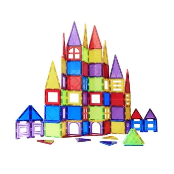 

70/30pcs Children's Educational Magnetic Piece Set Color Window Magnetic Piece Toy Building Block Magnetic Construction Piece