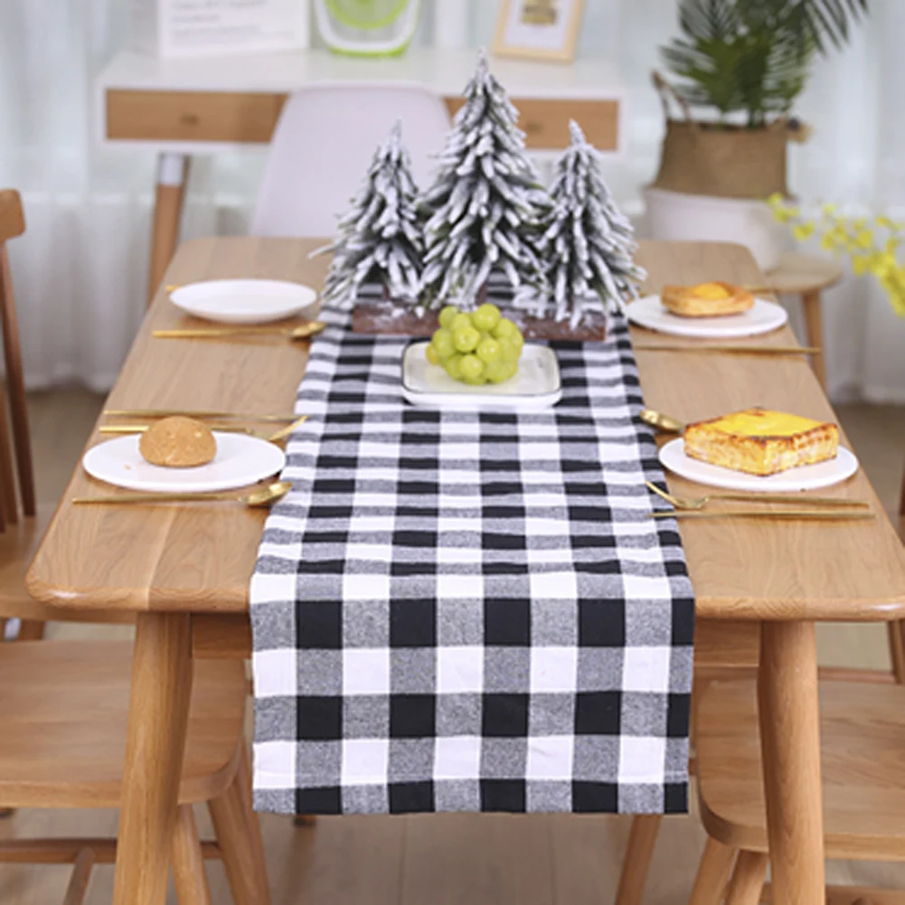 Largest supplier Embroiderd Christmas Table Runner Wedding Tablecloth Xmas Party Home Cover Decor