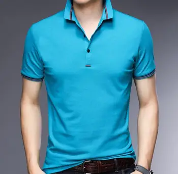 

2020 popular design Summer Men Short sleeve soft Cotton T-shirt