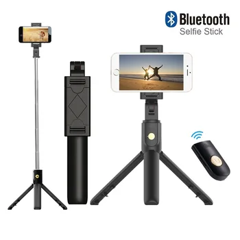 

3 In 1 Wireless Bluetooth Selfie Stick Extendable Mini Selfie Tripod with Remote Control for Android IPhone Samsung Xiaomi