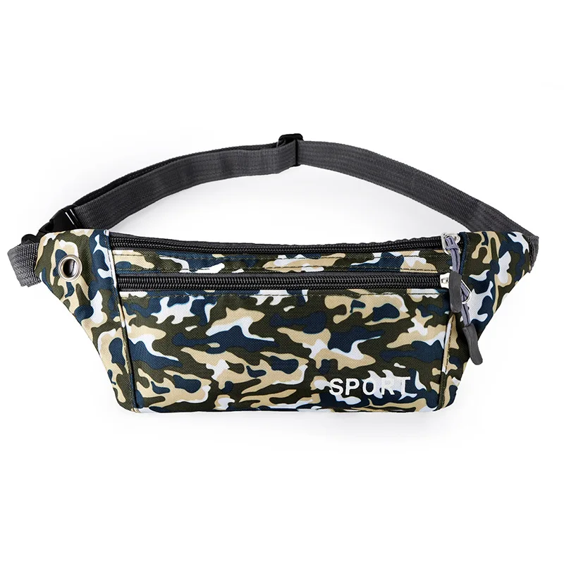 

Outdoor Running Sports Waist Pack Multi-functional Women's Mini Hidden Body Hugging Waterproof Fitness Camouflage Mobile Phone W