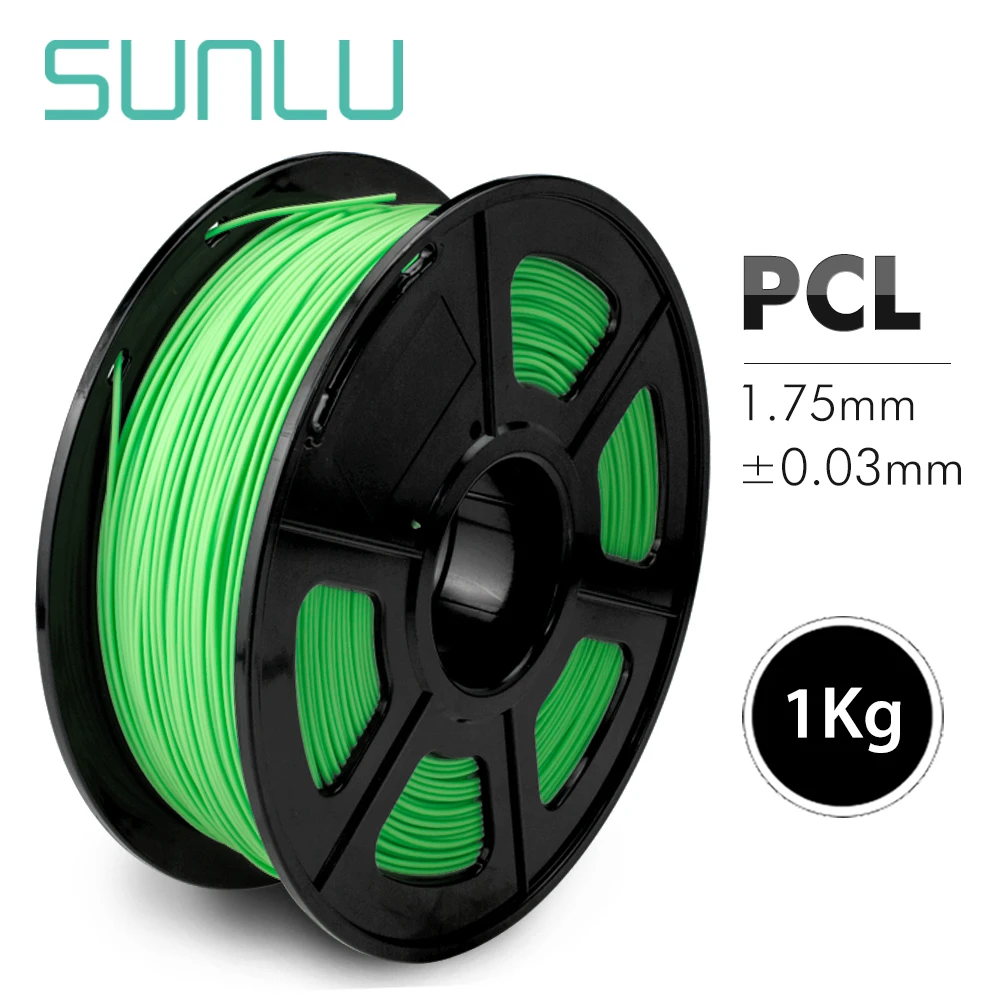 

PCL 3D Printer Filament 1.75mm 1KG With Spool Yellow Color No Bubble Material For 3D Pen Children Drawing PCL 3D Filament