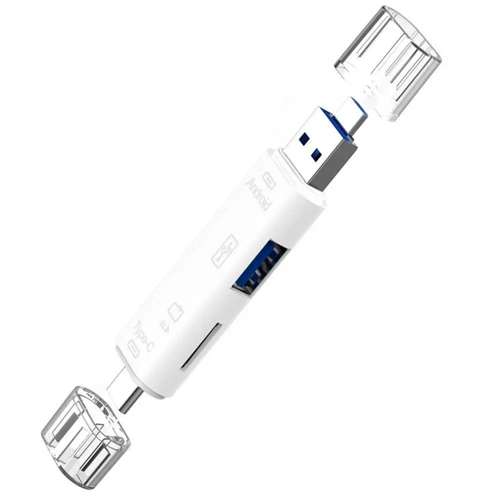 GloryStar TYPE-C для TF USB2.0 Многофункциональный кардридер USB OTG type-c Все в одном концентраторе