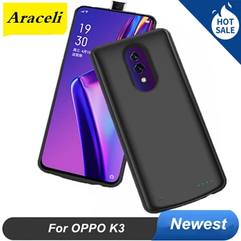 

For OPPO K3 Battery Case Smart Wireless charging Battery Case Cover Power Bank For OPPO K3 Battery Charger Case