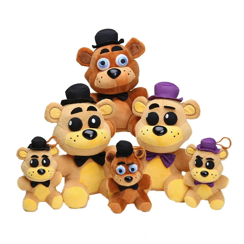 Игрушки FNAF Five Nights At Freddy's пять ночей милые плюшевые домашние тапочки с