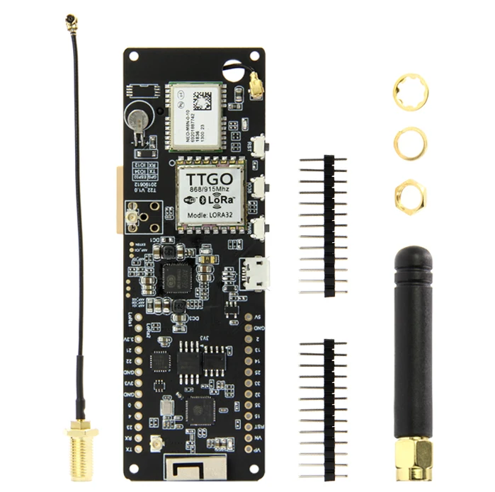 T-Beam NEO-M8N V1.0 и 0,96 дюймов OLED ESP32 LORA WiFi беспроводной Bluetooth модуль LORA32 gps IPEX 18650 Держатель батареи