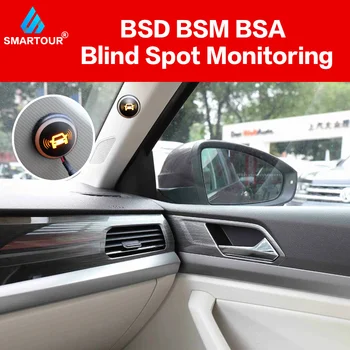 

Smartour BSM Car Blind Spot Monitoring System 12V Radar Detection System Ultrasonic Sensor Assistant with Reversing assist