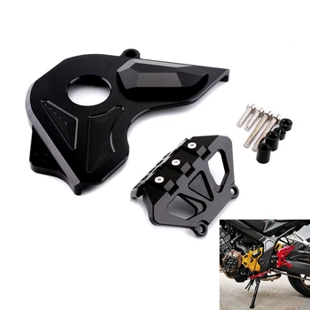 

Suitable for honda cb650f motorcycle modified front gear cover aluminum alloy decorative chain cover 17-18 years