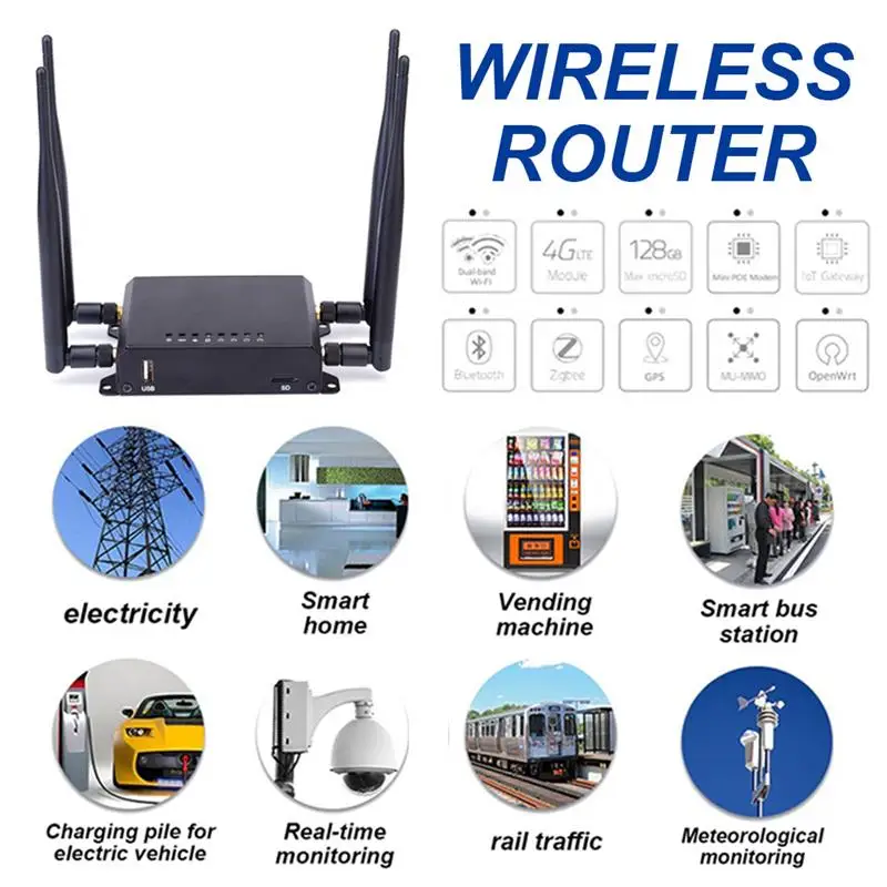 

802.11n 300Mbps Wireless WiFi Router 4G High-speed Router to Wired Wifi 100-240V Voltage Sim Card