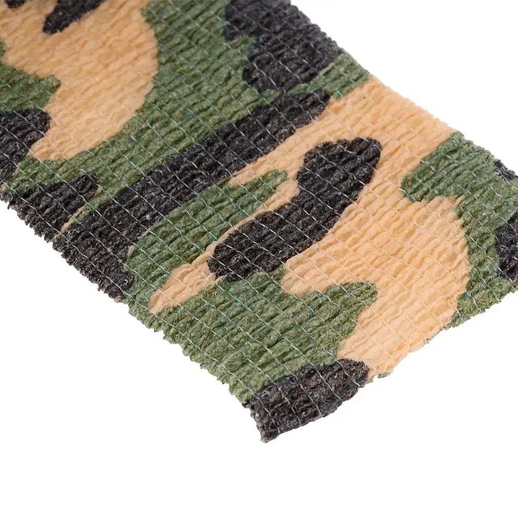 5 см * 4,5 м камуфляжная невидимая лента для охоты камуфляжная уличная армейская обмоточная лента Охотничьи аксессуары оптом