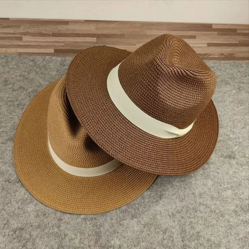 Plus Size Men Straw Hat Beach Oversize 