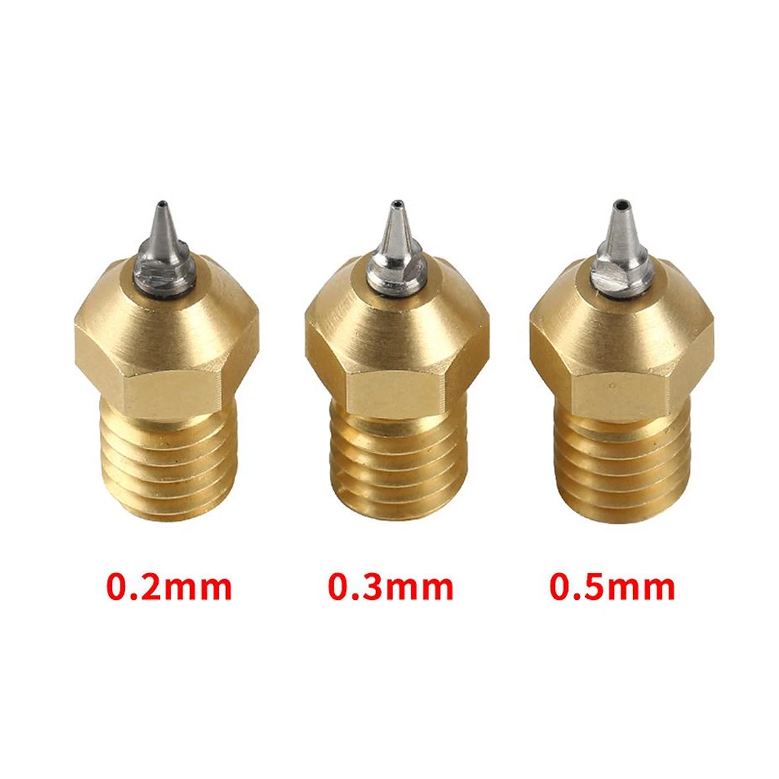 0 2 мм 3 5 A2 насадки из закаленной стали для печати PEI PEEK V6 Hotend 1 75 детали