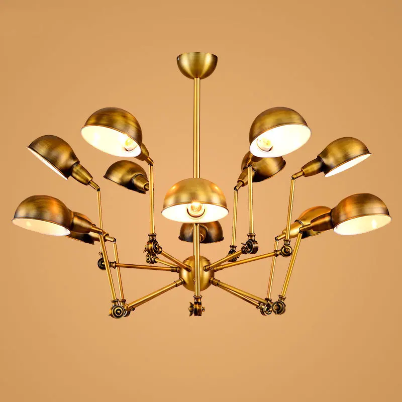 

6/9/12 Heads Nordic Loft Log Spider Pendant Light RH Restaurant Living Dining Room Led Hanging Lamp Studio Light Free Shipping