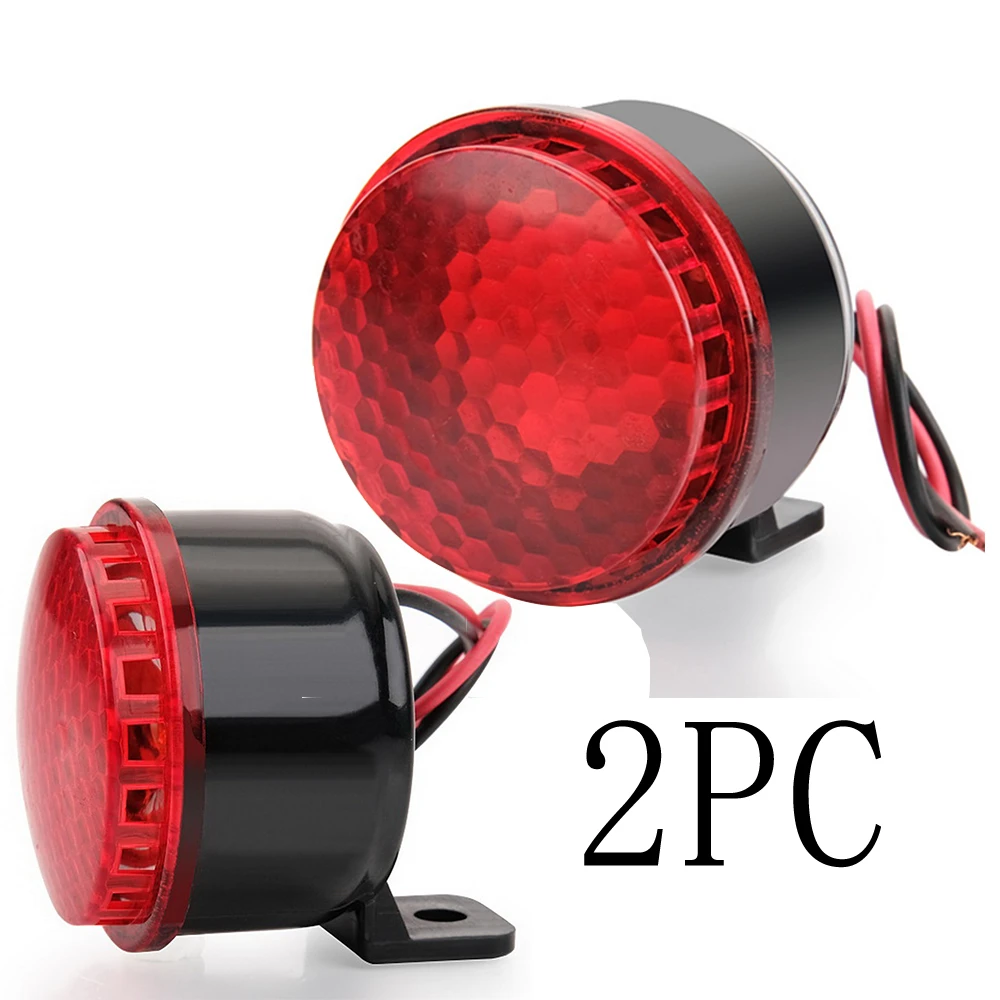 2pc 2 1dbビープ音ミニバックアップサイレンランプdc 12v 24vバイク小型車ホーンスピーカー逆バックアップブザーbbトラックビビ Multi Tone Claxon Horns Aliexpress