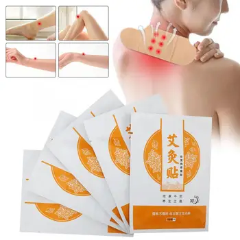 

5pcs Self-Heating Wormwood Patches Stickers Moxibustion Patches Pain Relief Patches Therapy Body Massage Relaxation Health Care