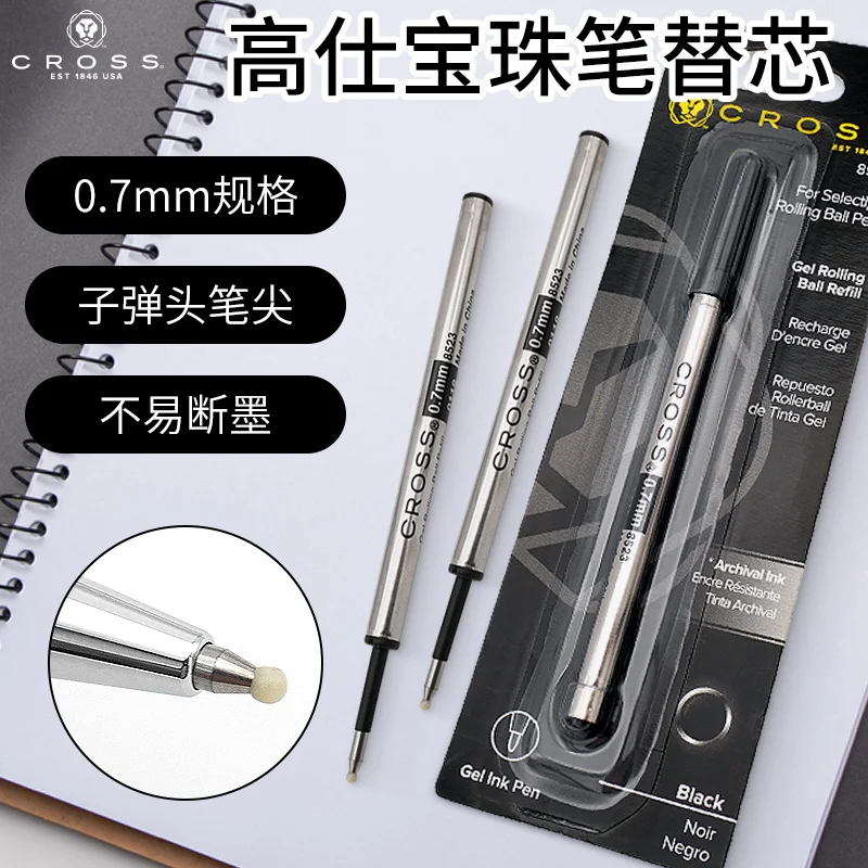 CROSS Replace Refill Roller-Pen Ballpoint Pen Gel Pen Refill - Black - Single Pack  Writing Stationery Accessories