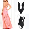 Sexy Full Bodyshaper Bra Women Deep V Convertible Bra Thong Shapewear Backless Invisible Push Up Underwear Slimming Bodysuit ► Photo 3/6