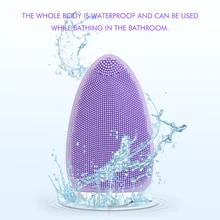 NEWDERMO новые продукты фиолетовая силиконовая щетка для чистки электрическая зарядка инструмент для чистки лица красота макияж Машинка для удаления массажа