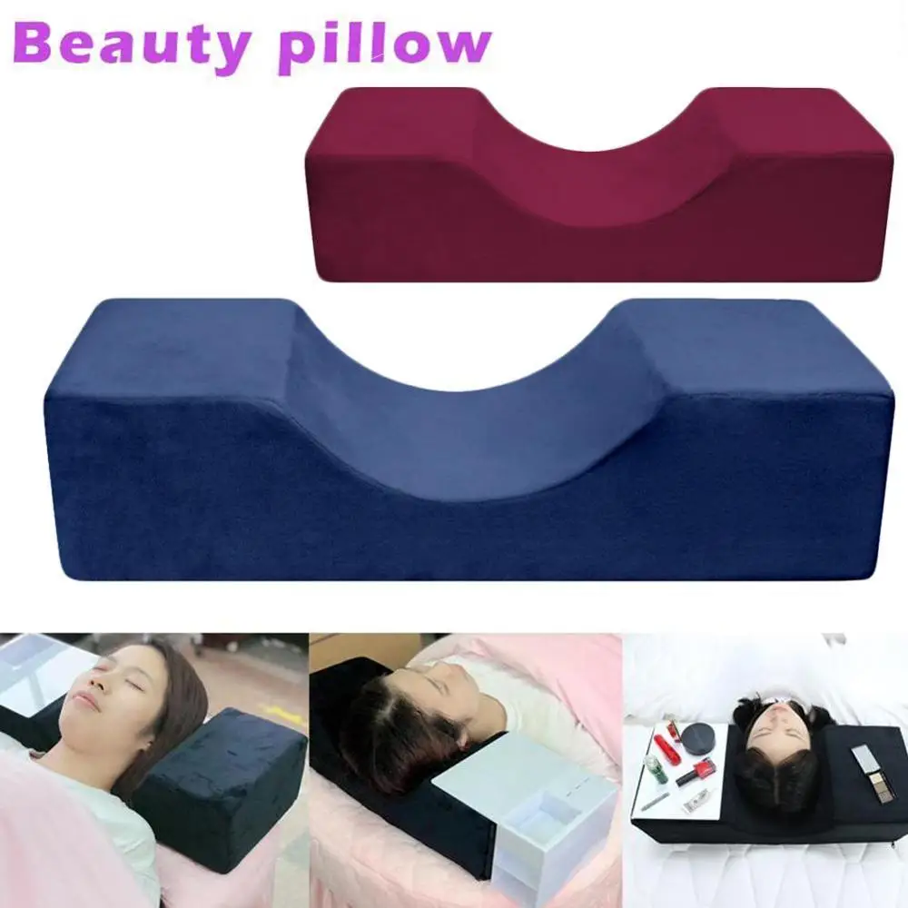 

Professional Lash Pillow Eyelash Extensions Neck Pillow Ergonomic Memory Pillows For Makeup Salon Use Grafting Eyelashes Support
