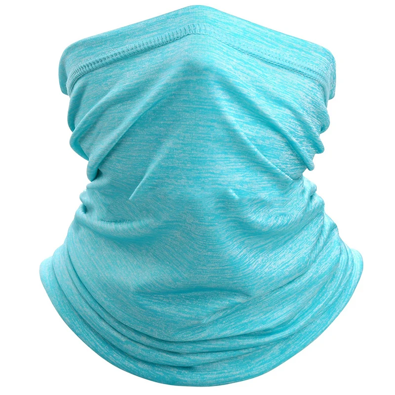 men wearing scarves Unisex Ice Silk Sunscreen Balaclava Headwear Seamless Bandana Neck Gaiter Tube Motorcycle Dustproof Face Cover Scarf hair scarf for men