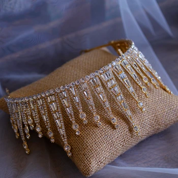 

Trendy Crown Royal Tiara Princess Diadem Wedding Crowns Hair Accessories For Women Ladies Jewelry