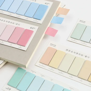 

120 Sheets Creative Colorful Memo Pad Sticky Notes Memo Paper Index Bookmark Notebook Stationery School Office Supplies