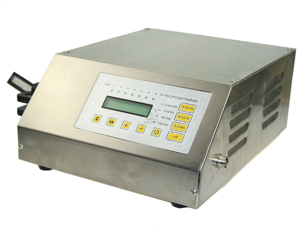 

Free shipping GFK-160 Digital Control Liquid Filling Machine /Small Portable Electric Liquid Water Filling Machine