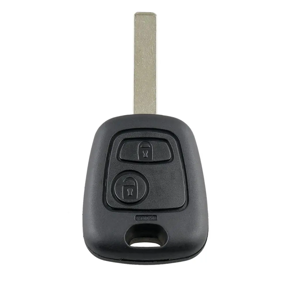 Профессиональный 2 кнопки дистанционного управления автомобильный ключ щелевой пульт дистанционного управления для PEUGEOT 307 433 МГц с PCF7961 чипом транспондера