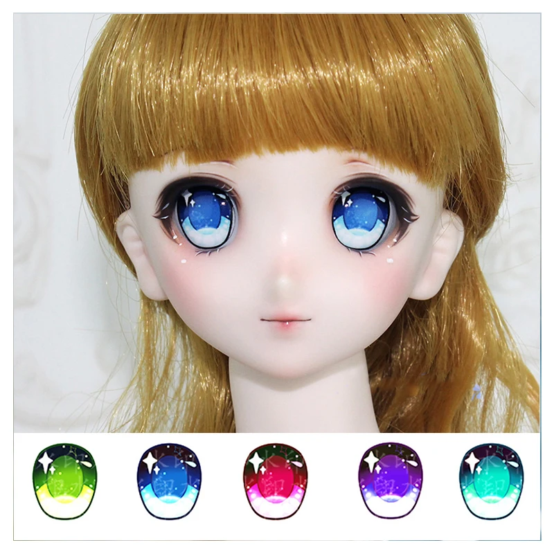 14 мм 24 кукольные глаза BJD кукла карикатура со звездами для 1/8 1/6 1/4 1/3 SD DD