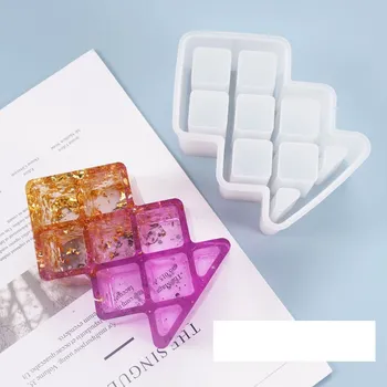 

DIY Storage Mold container Lipstick Storage Shelf Silicone Molds Epoxy Resin Molds Art Organization Table Decoration