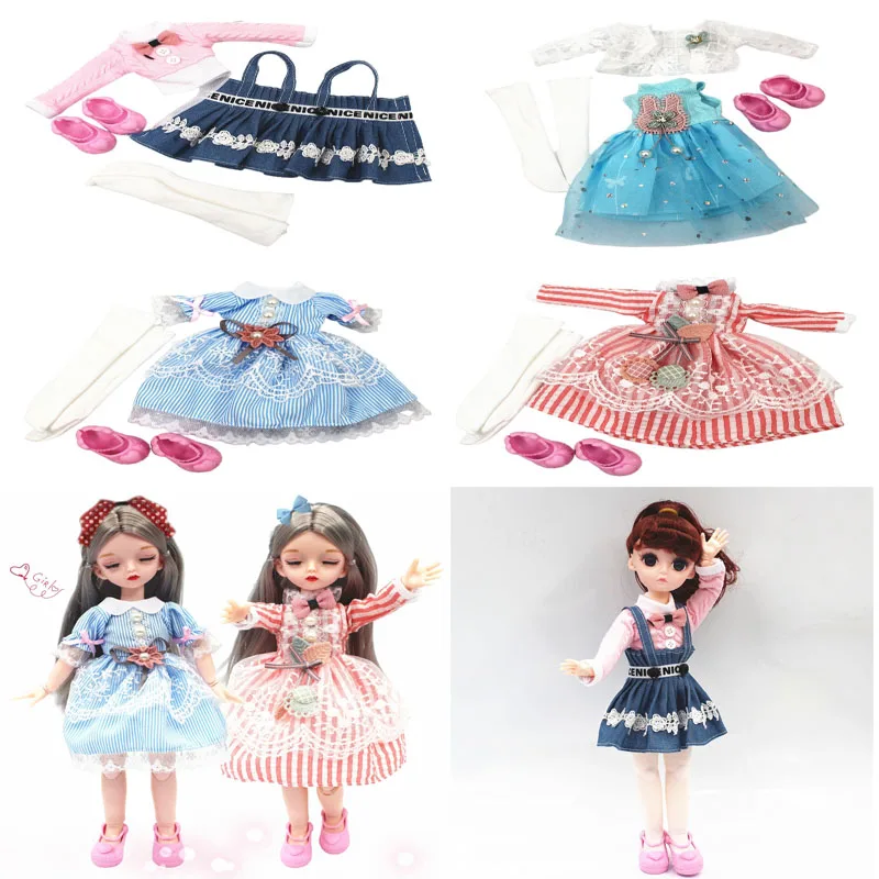 

Exquisite Doll Clothes Handmade High Quality Doll Accessories For Barbi Blyth 30cm Doll