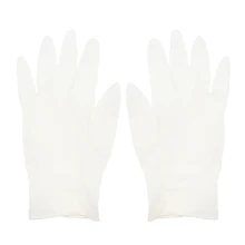 100 шт одноразовые нитриловые перчатки для защиты рук тяжелый текстурированный наконечник белый