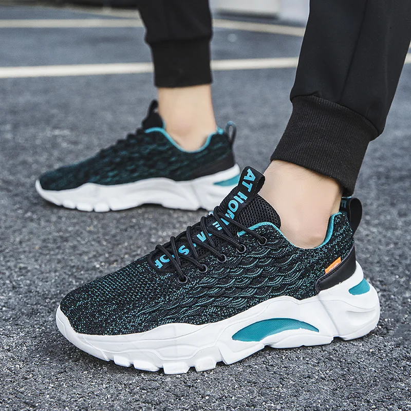 

Мужская обувь, кроссовки, повседневная спортивная дышащая и удобная обувь с рыбьей поверхностью